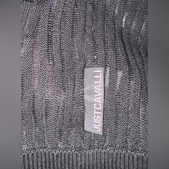 Just Cavalli Black Boxy Button-Up Cardigan - Size S - Picture 8 of 13